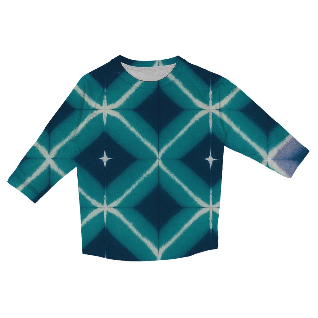 Itajime Eclipse Clamp Grid casual three quarter sleeve shirts