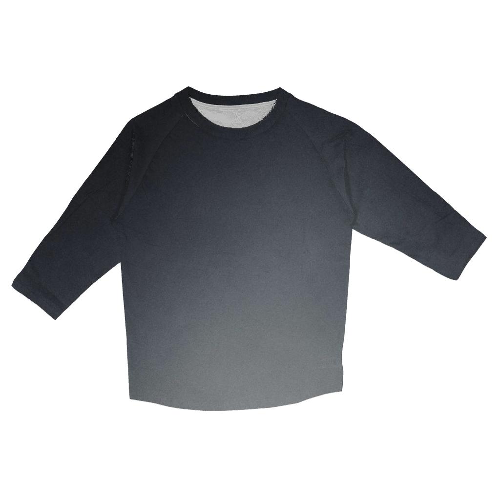 Moonlit Ink Wash Gradient printed three quarter sleeve shirts