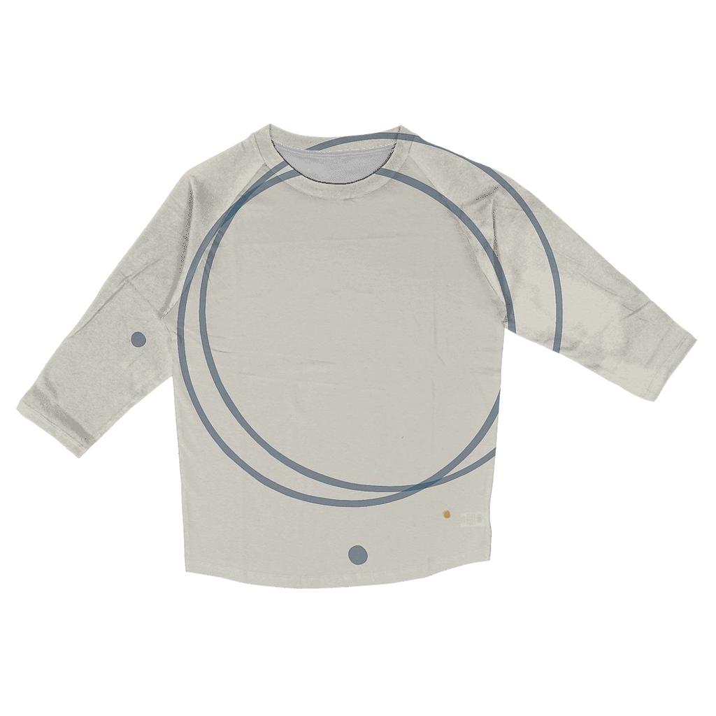 Circle Of Quiet Alignment printed three quarter sleeve shirts