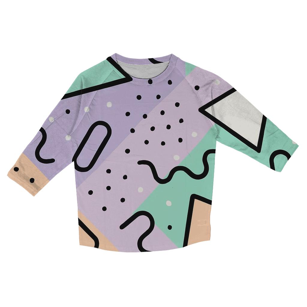 Trapper Keeper Geometry Parade cotton quarter sleeve shirts