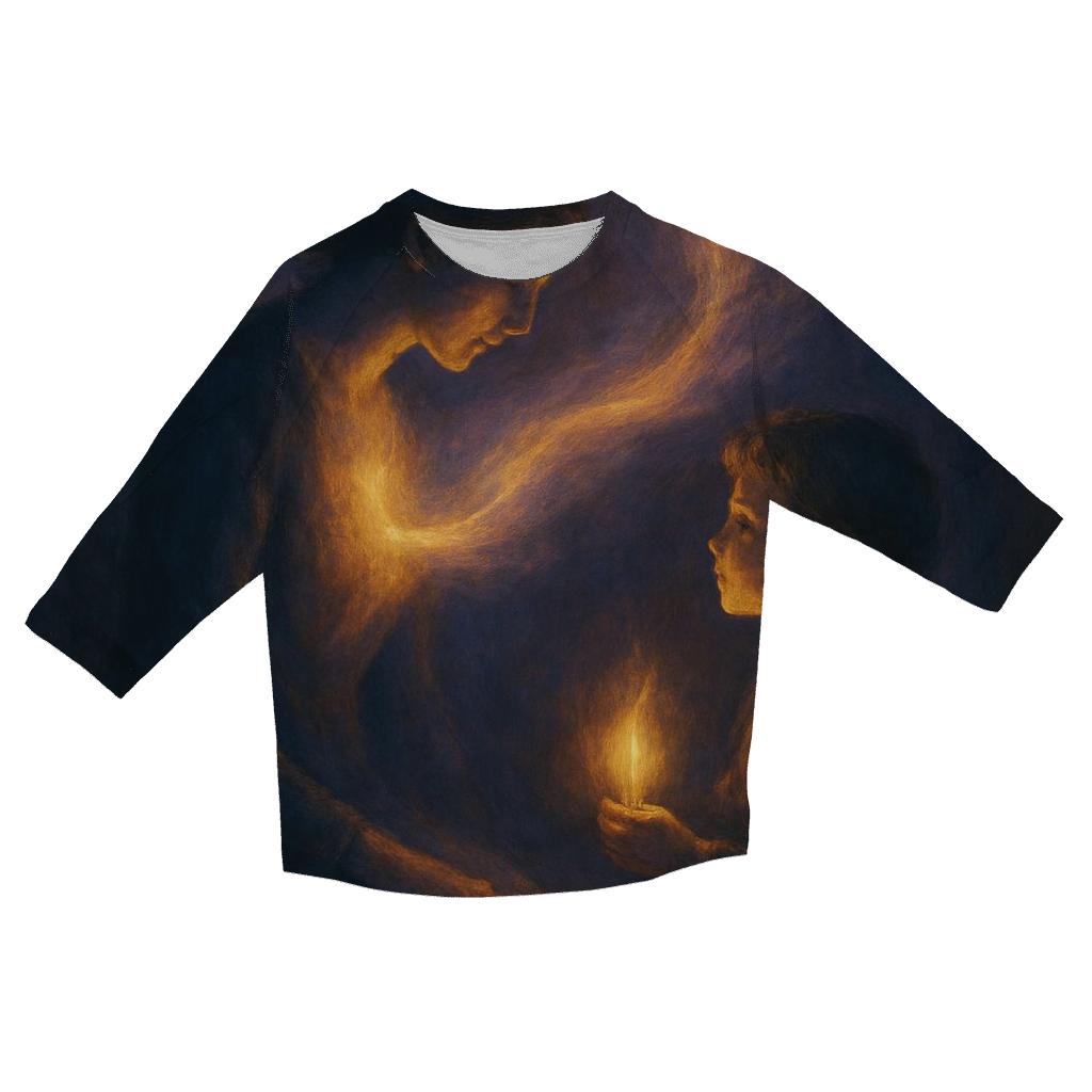 The Lantern In My Chest That Learned Its Flame From Her stylish quarter sleeve tops