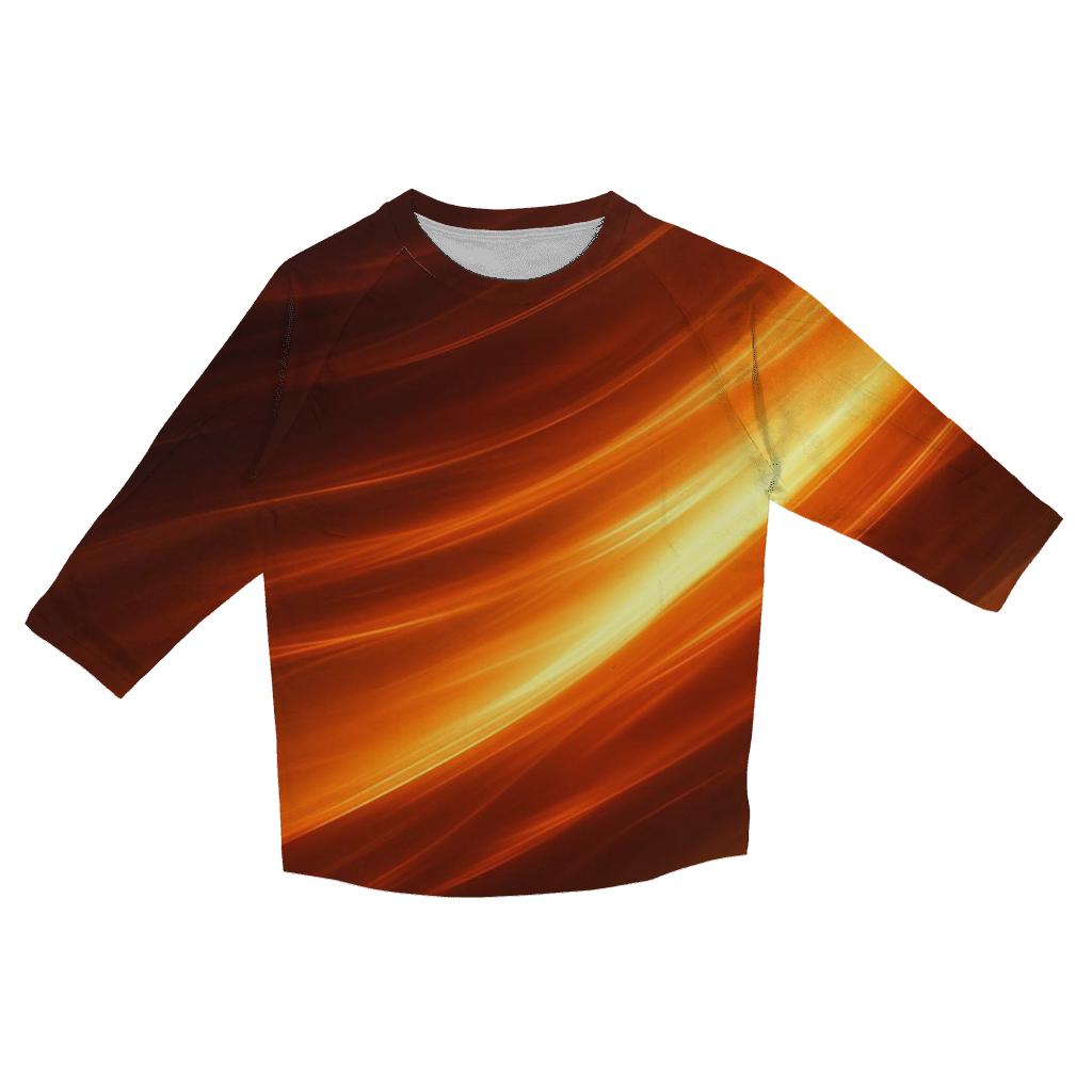 Molten Copper Drift Gradient custom 3/4 sleeve shirts