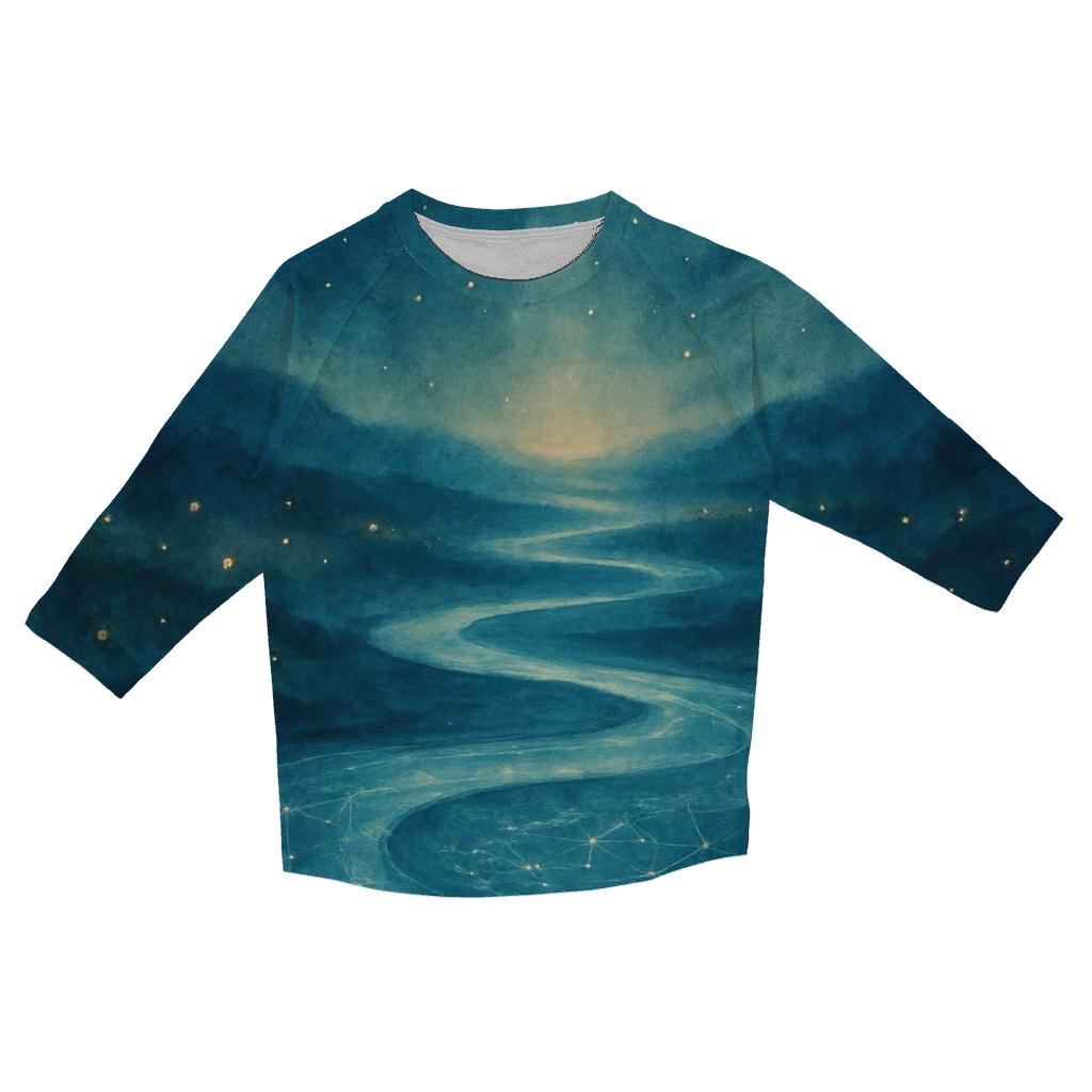 River Of Soft Constellations personalized 3/4 sleeve tees