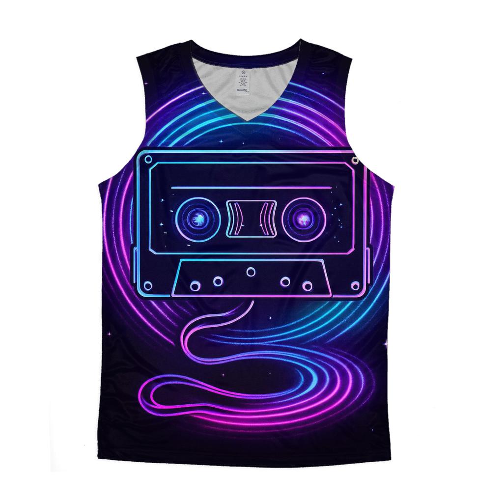 Hologram Mixtape Portal casual summer tank tops
