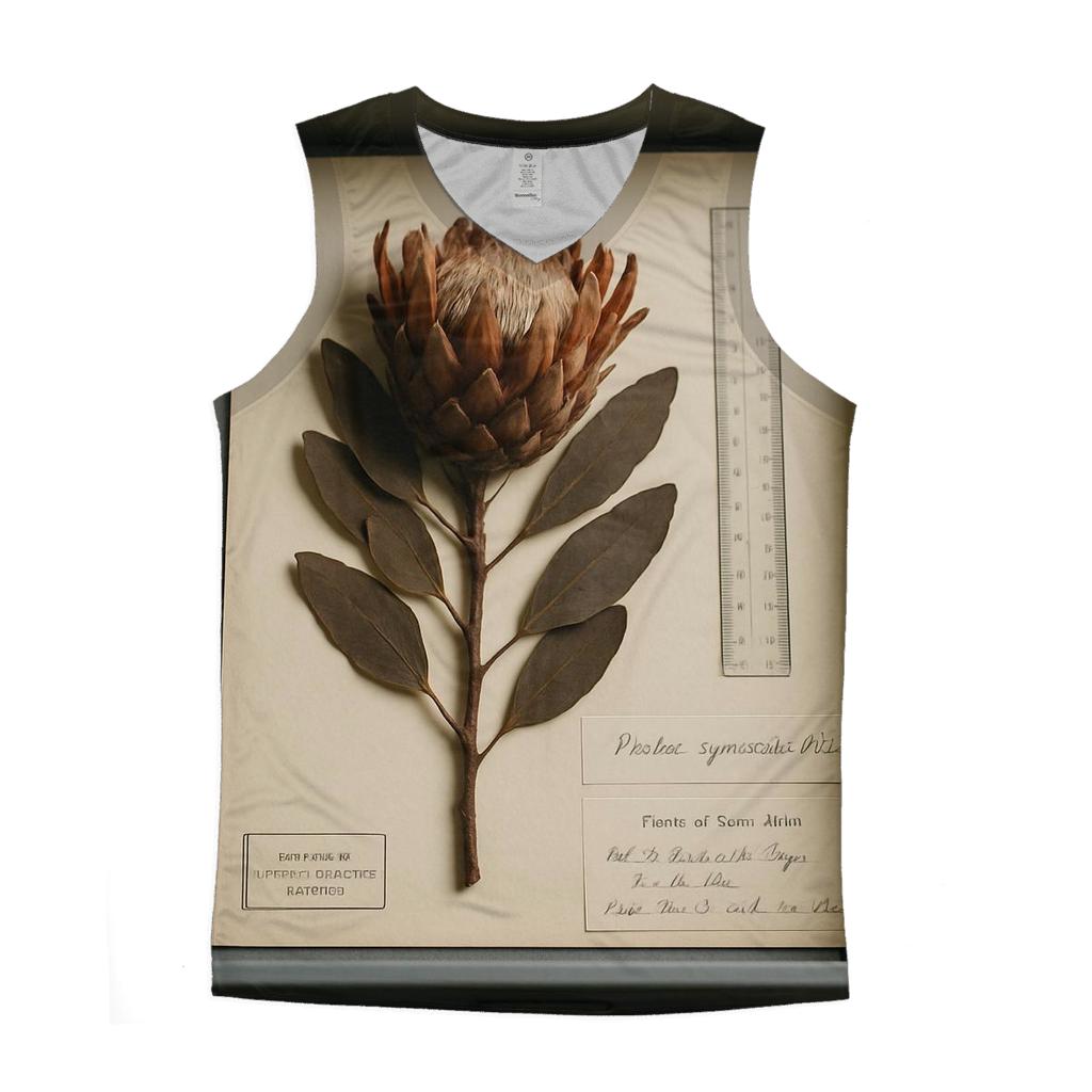 Herbarium Drawer With Protea Specimen Labels designer workout tanks