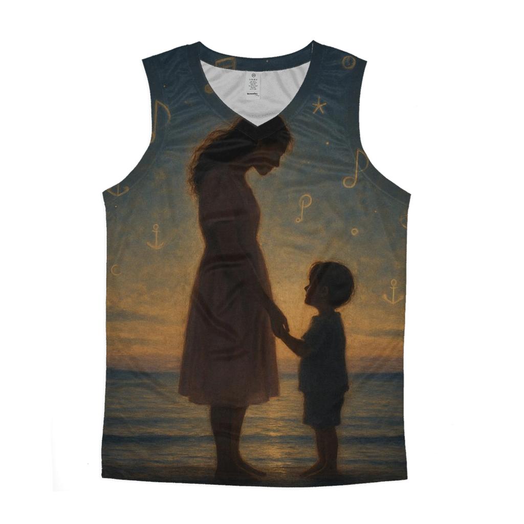 The Quiet Harbor Where My Storms Learned To Rest graphic print tank tops
