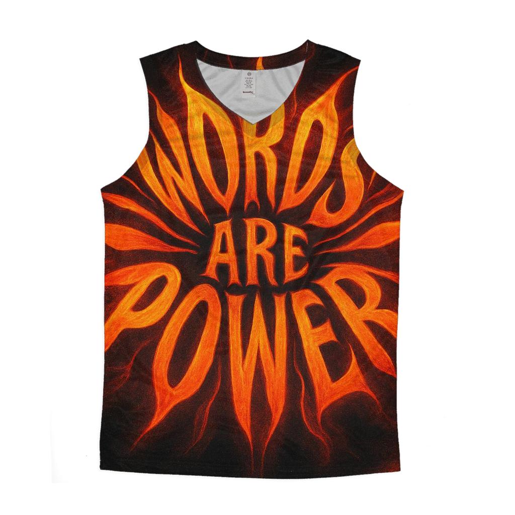 Solar Flare Typography Bloom trendy fitted tank tops