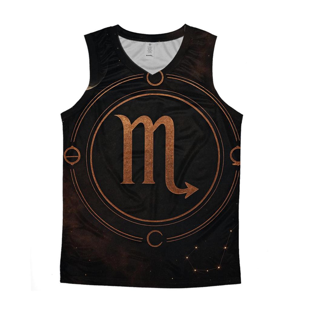 Scorpio Lunar Node Sigil Night trendy fitted tank tops
