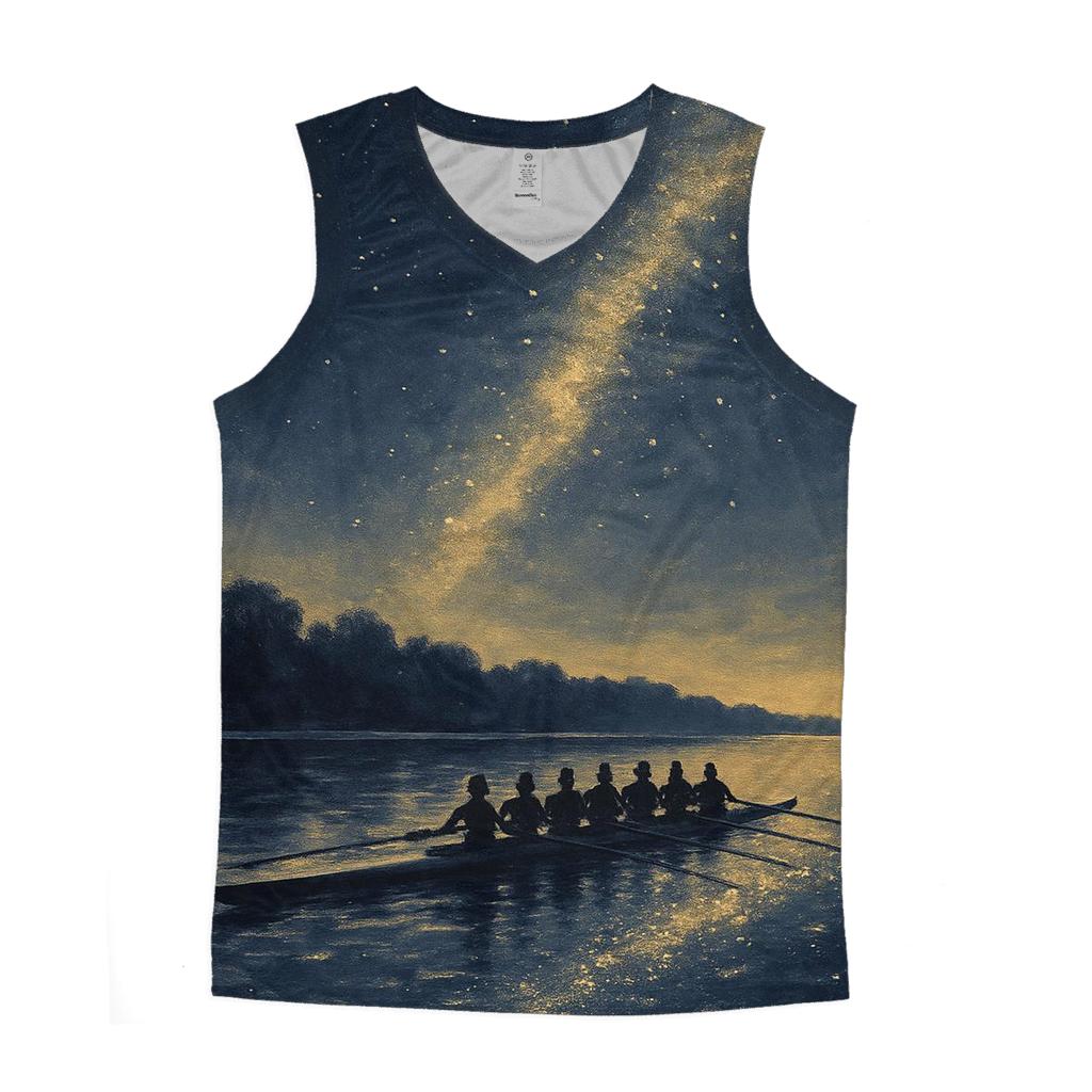 Starlit Wake Rowing United Kingdom personalized athletic tanks