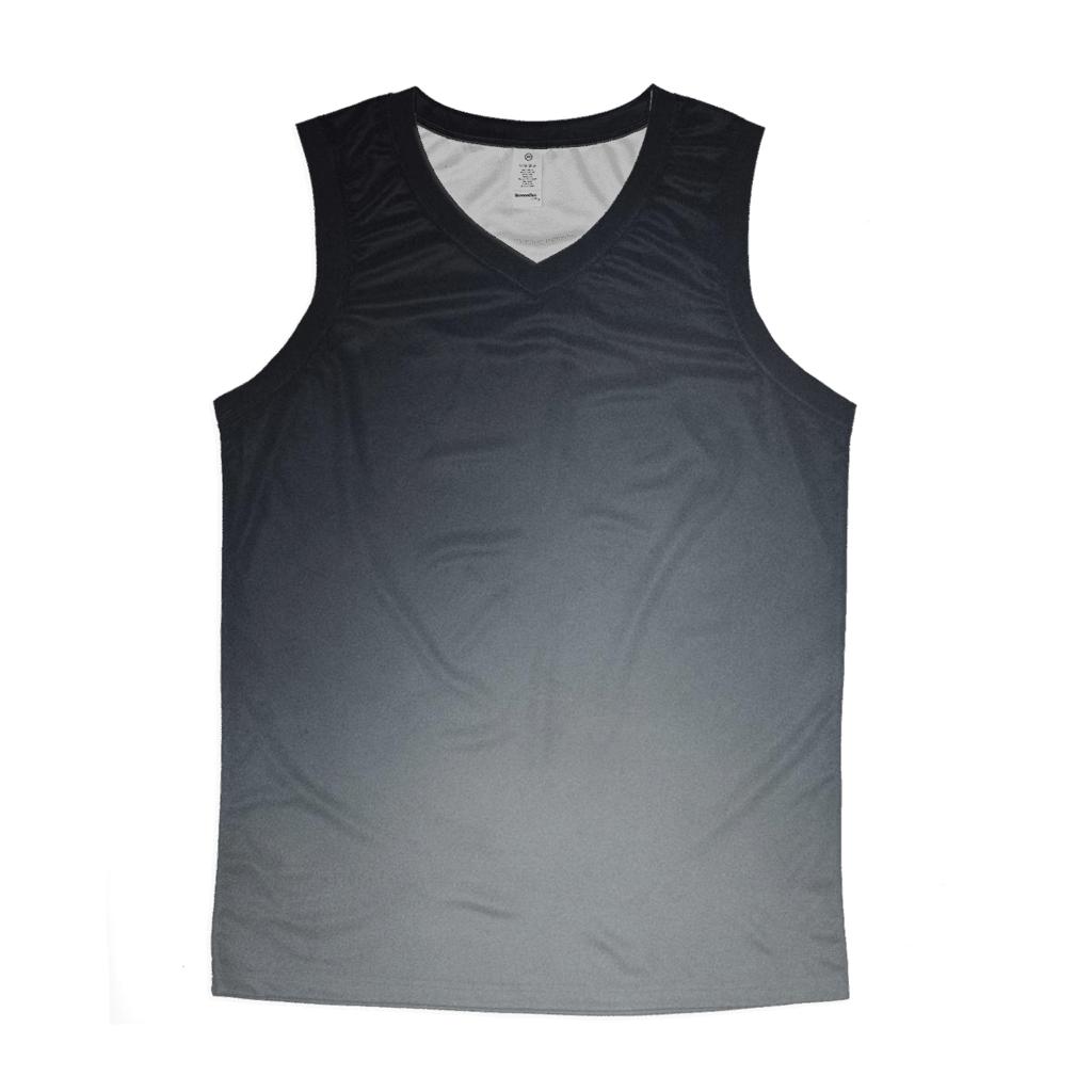 Moonlit Ink Wash Gradient custom tank tops