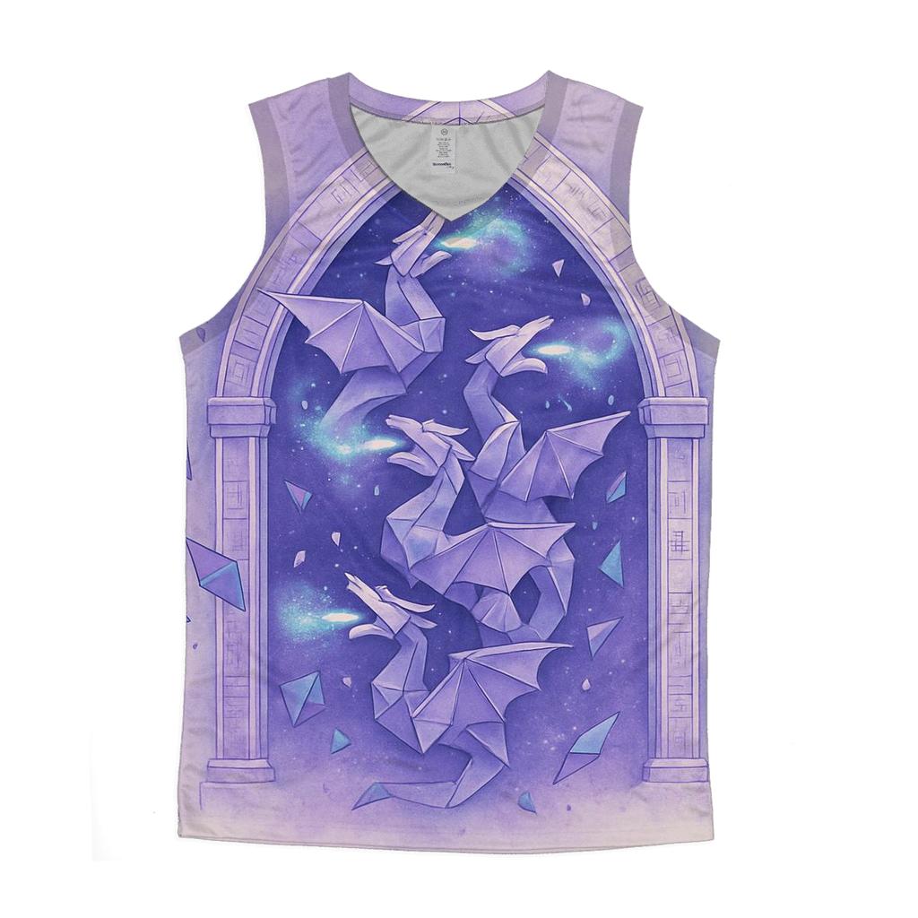 Cathedral Of Paper Dragons sports performance tank tops