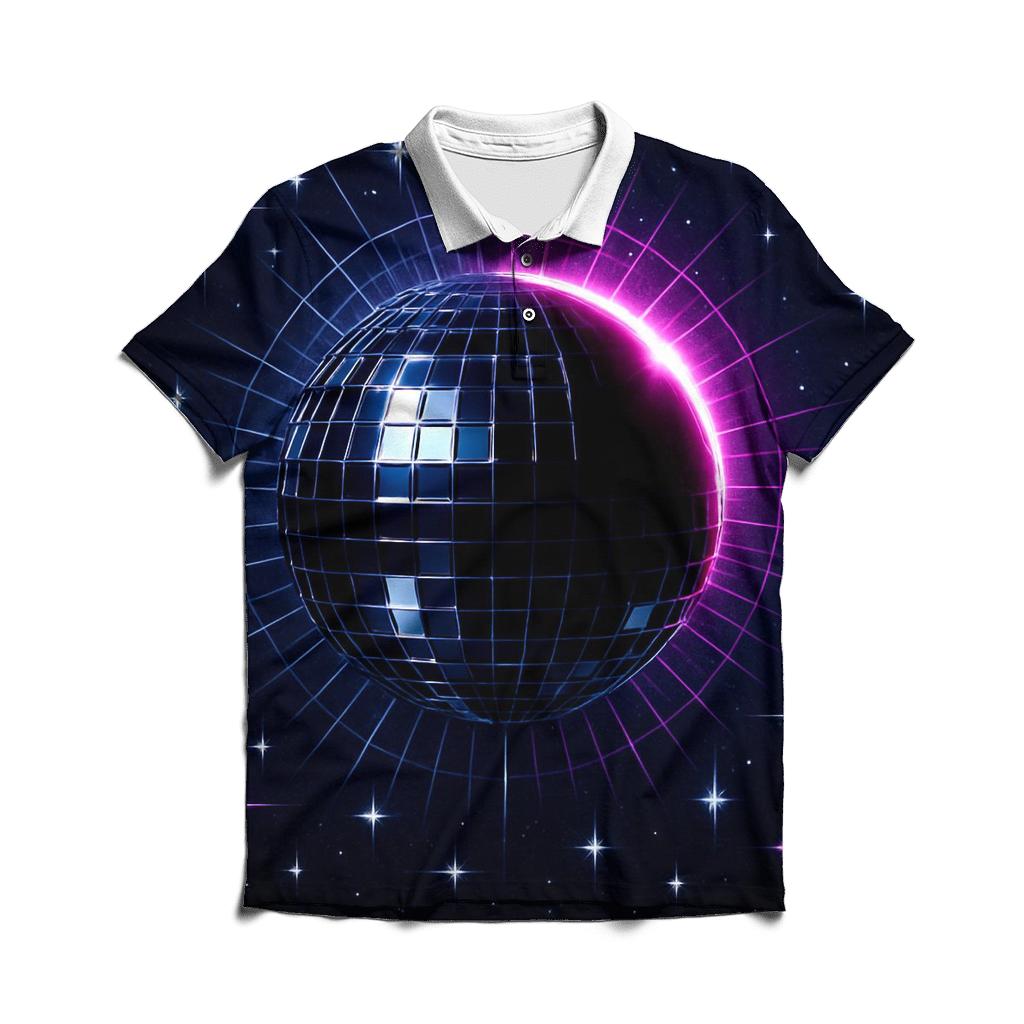 Disco Eclipse Lattice designer slim fit polos