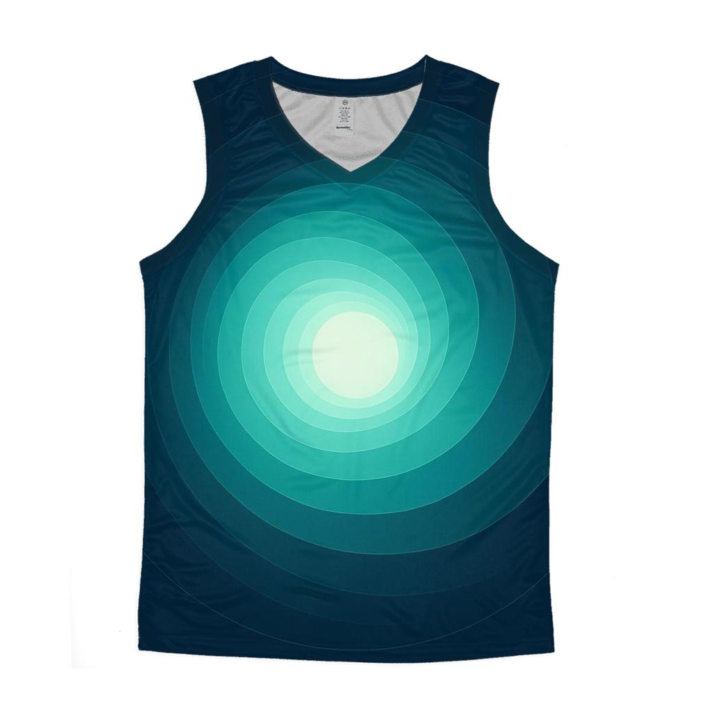 Polar Halo Conic Gradient stylish racerback tanks