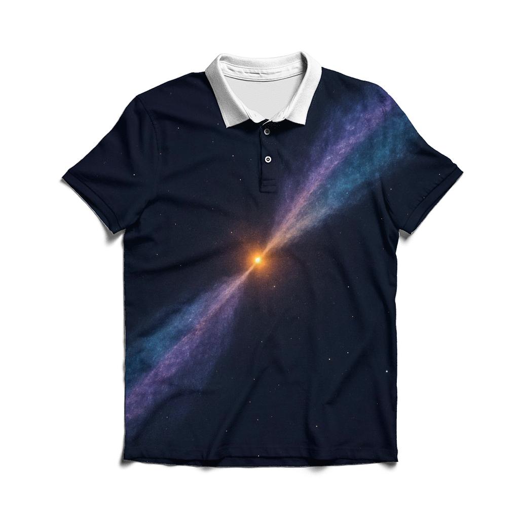Bipolar Jet Outflow Shock Knots personalized polo shirts