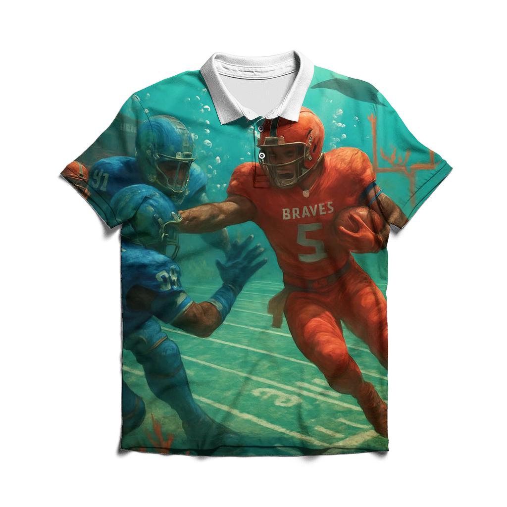 Coral Coliseum Clash Braves Vs Cubs custom polo shirts