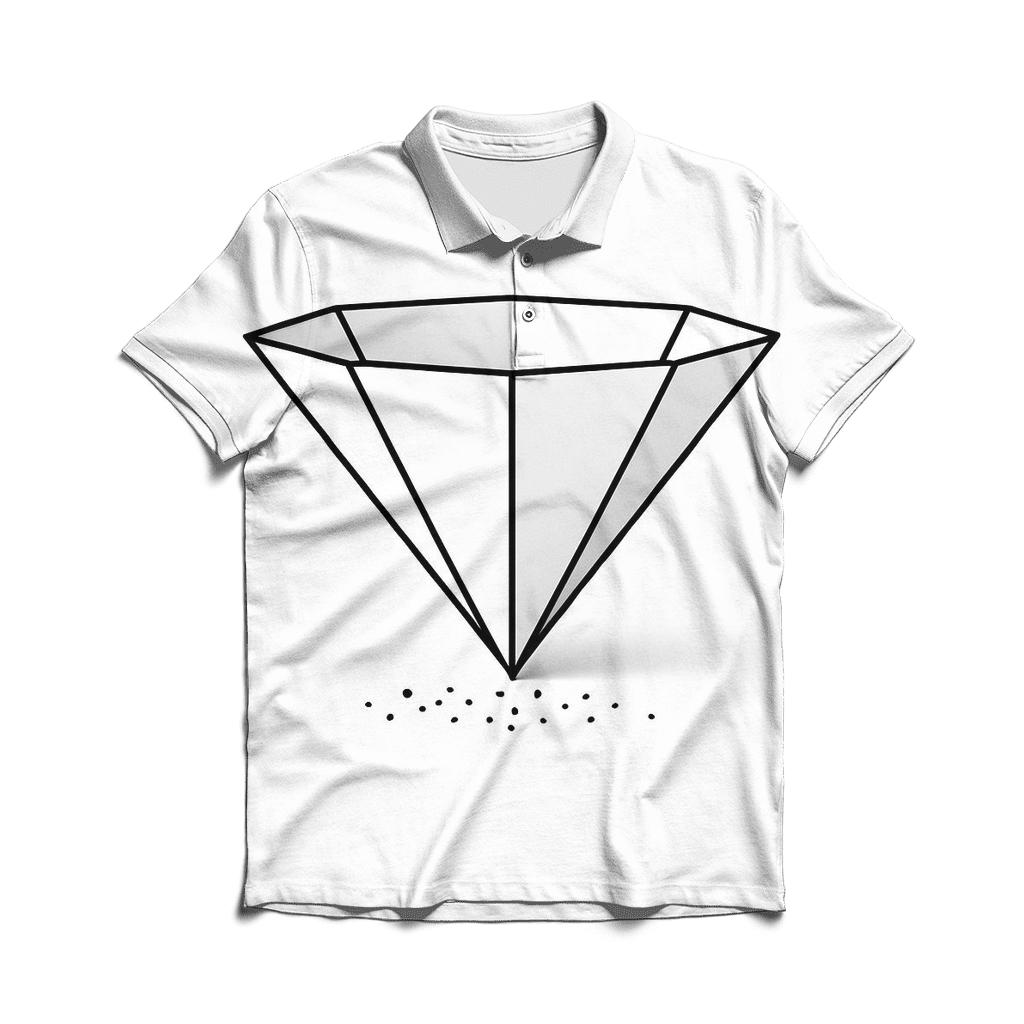 Filter Fold Geometry casual sports polo shirts