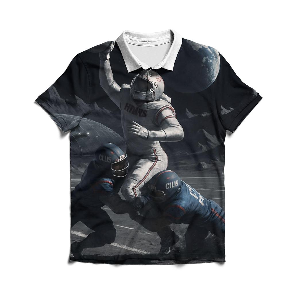 Lunar Dust Bowl Showdown Braves Vs Cubs stylish collar polo tees