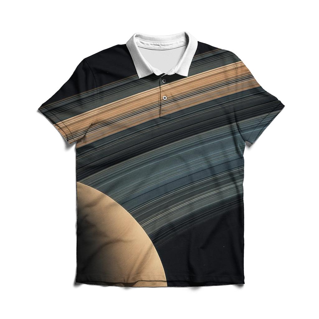 Ring Plane Horizon With Gap Divisions custom polo shirts