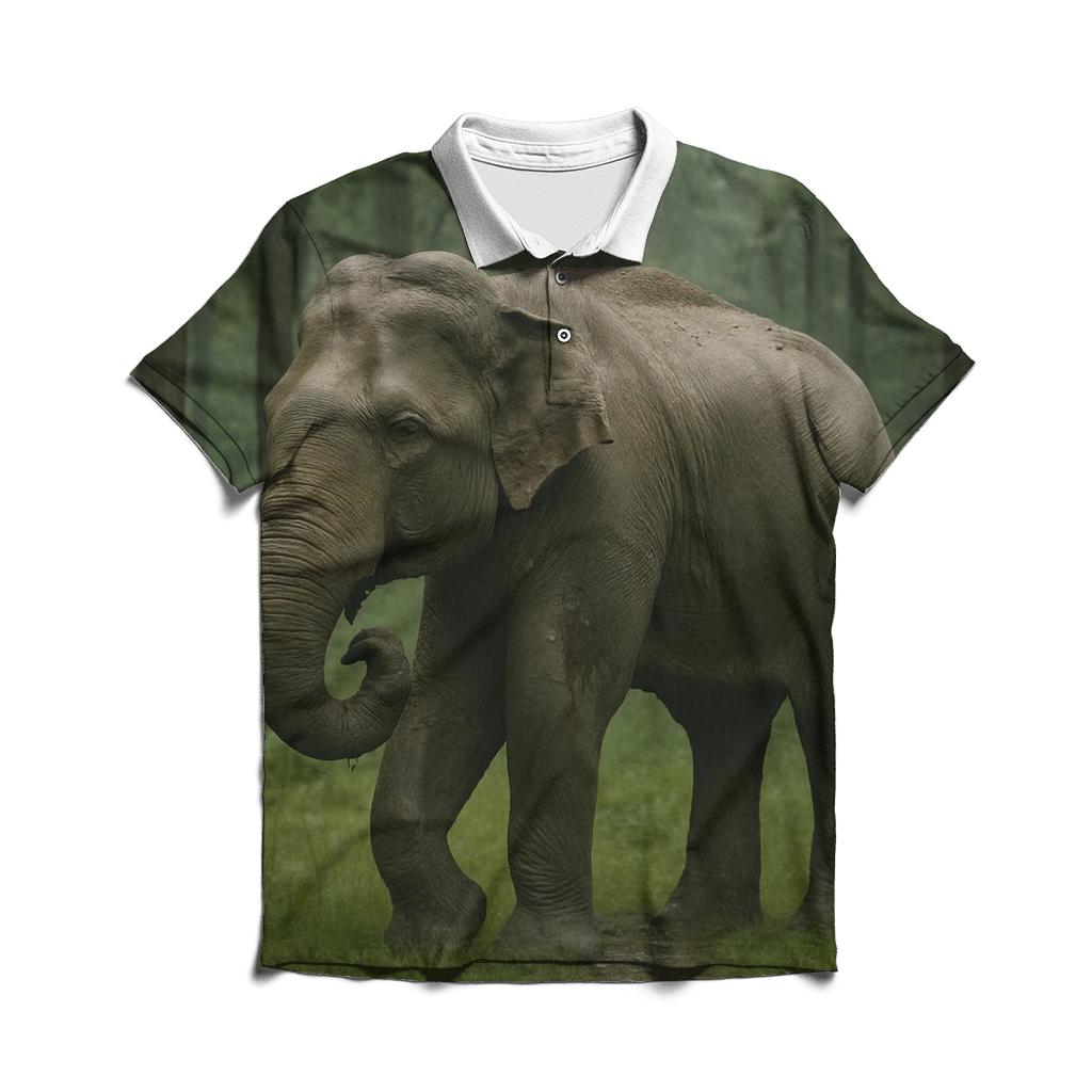 Monsoon Shade Indian Elephant stylish collar polo tees