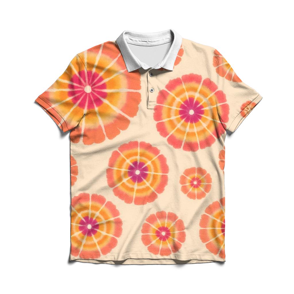 Kumo Nebula Rosette Scatter classic pique polos