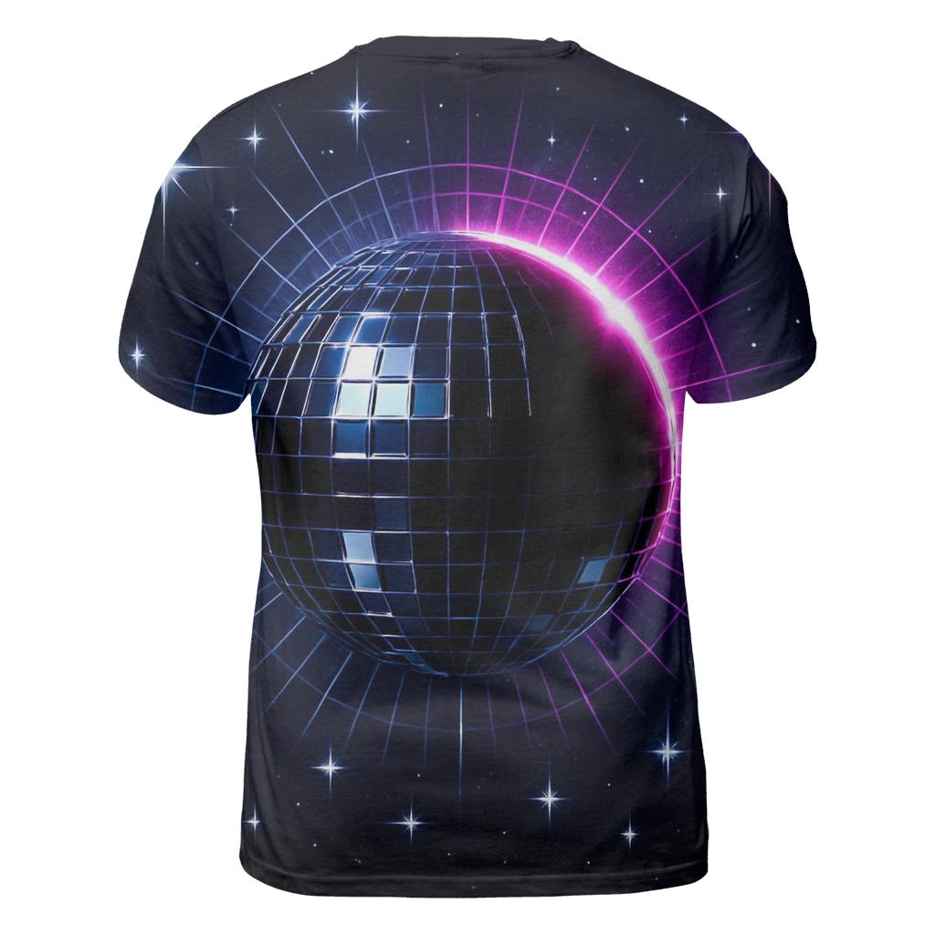 Disco Eclipse Lattice statement graphic shirts
