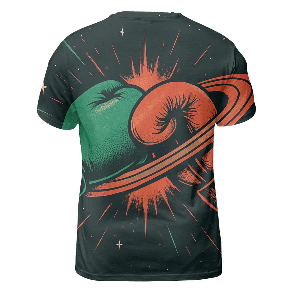 Cosmic Ring Boxing Mexico creative print fashion shirts