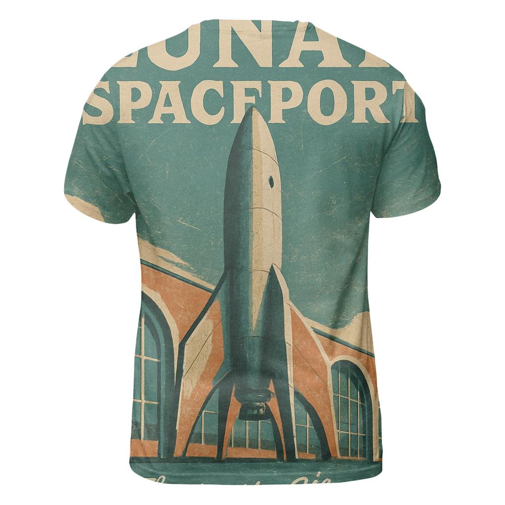 Worn Spaceport Travel Poster 1977 personalized full print shirts