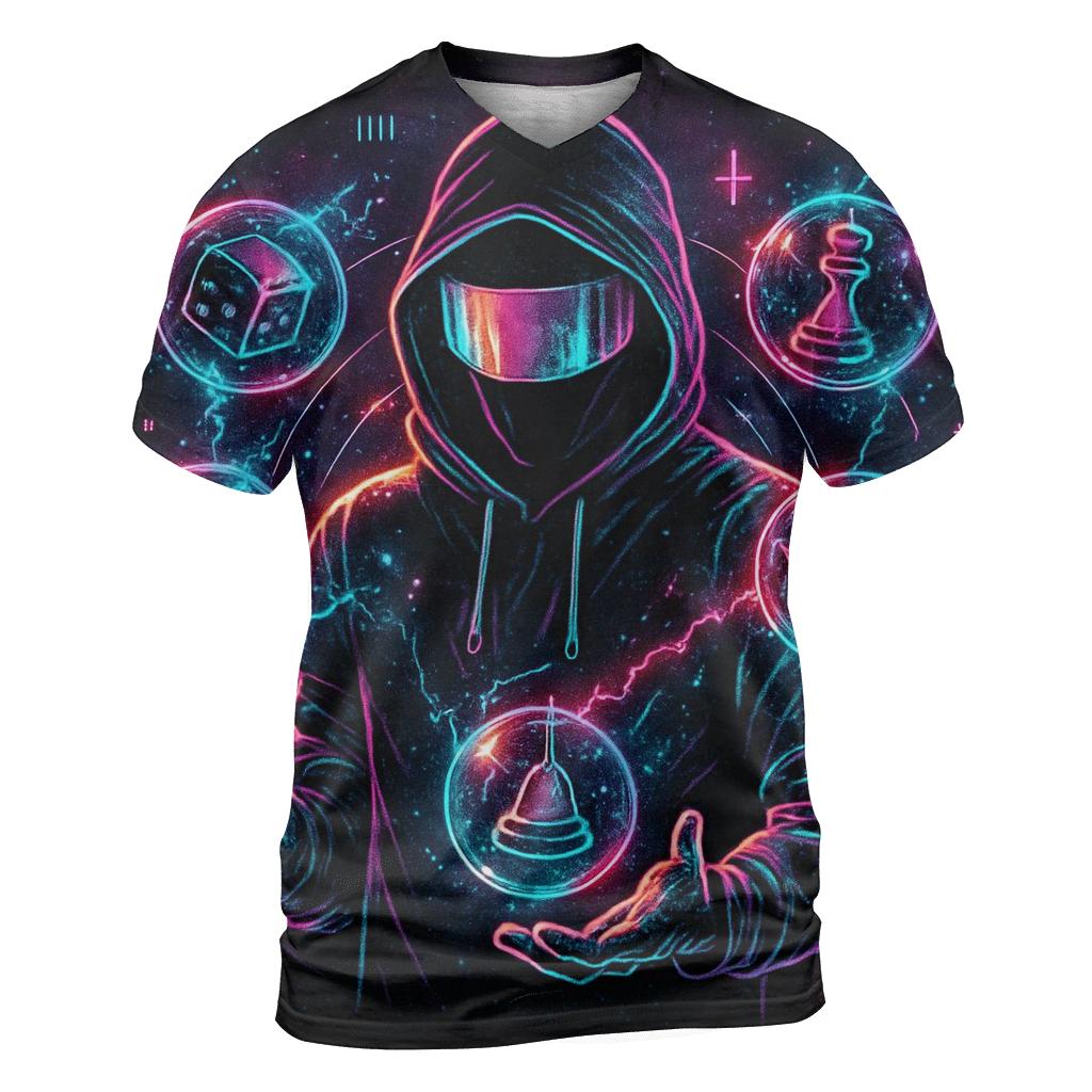 Pocket Universe Juggler trendy printed shirt styles