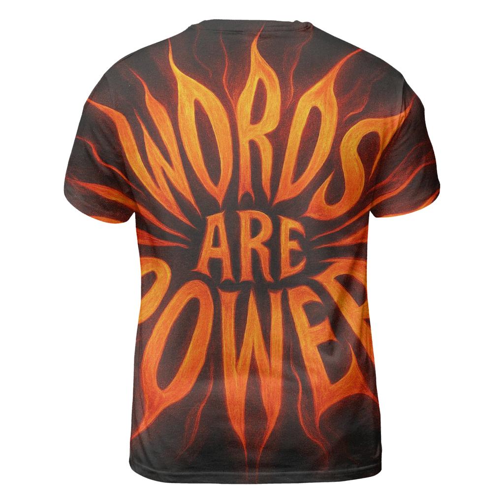 Solar Flare Typography Bloom trendy printed shirt styles