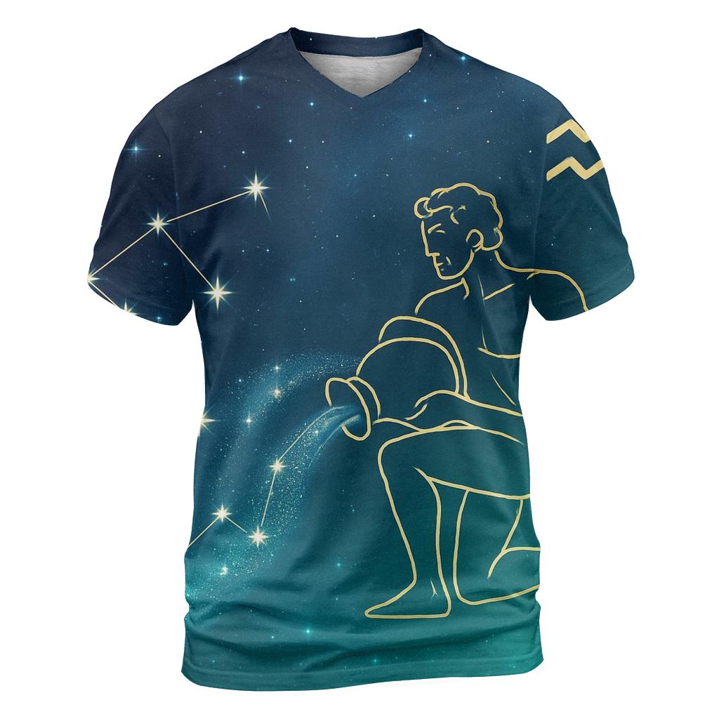 Aquarius Water Bearer Nebula Pour personalized full print shirts