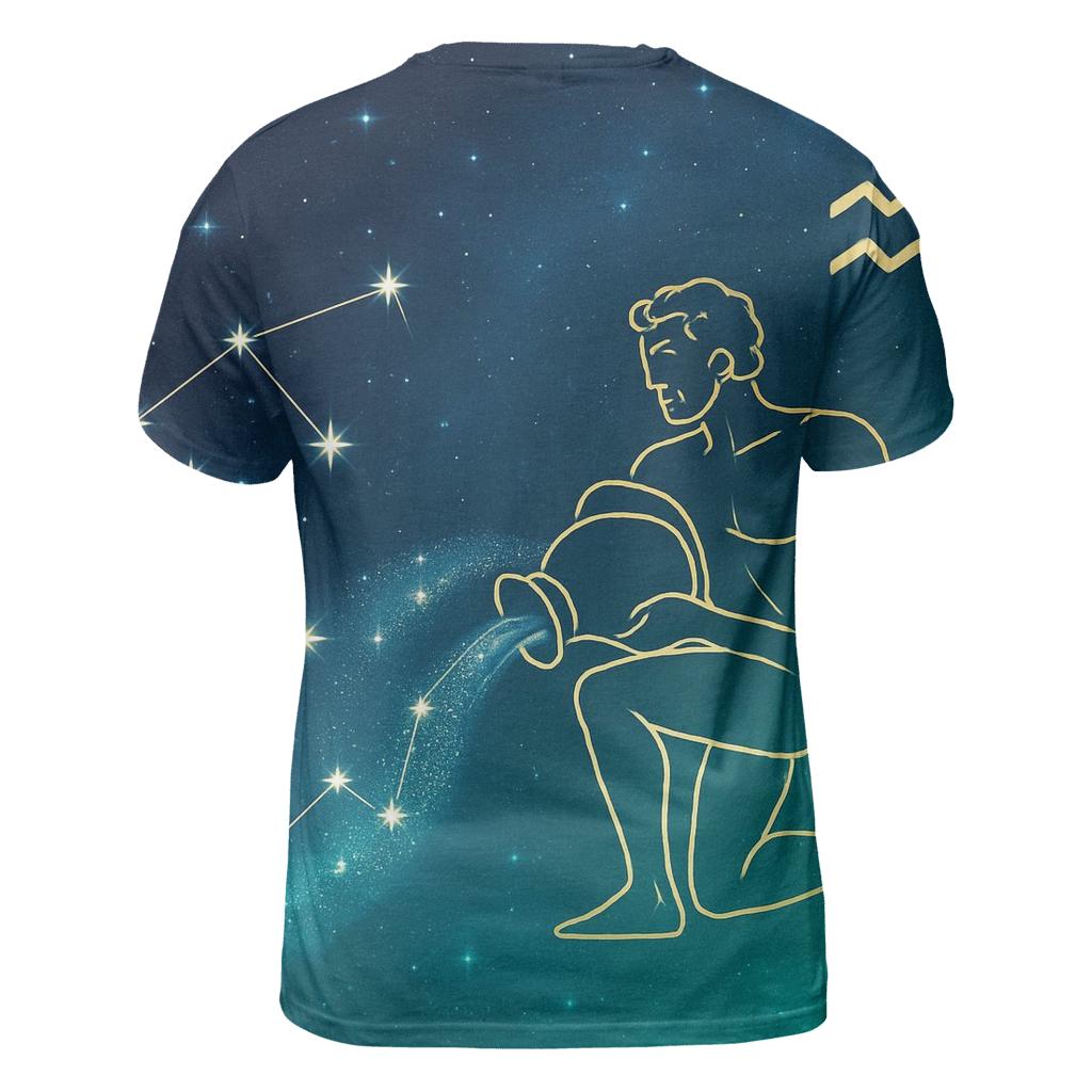 Aquarius Water Bearer Nebula Pour personalized full print shirts