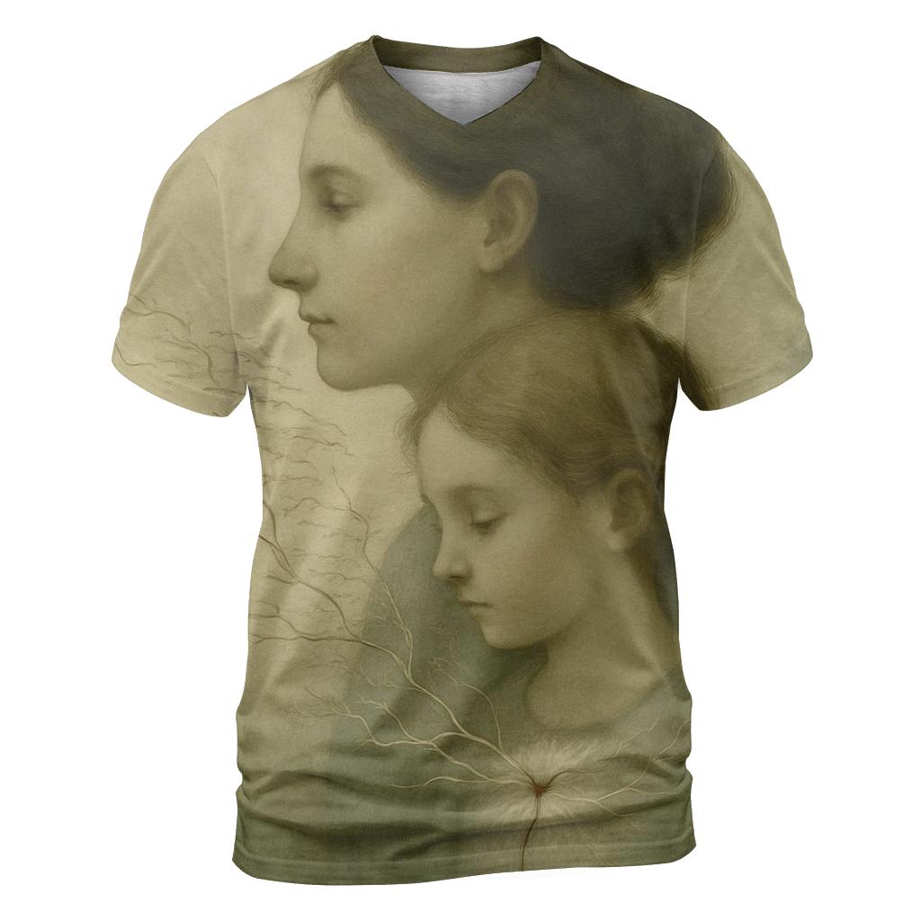 Her Name Written In My Becoming creative print fashion shirts