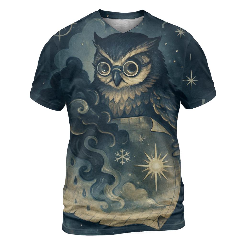 The Library Of Lost Weather vibrant all-over design tees