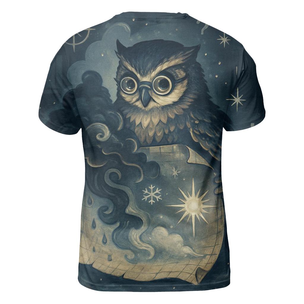 The Library Of Lost Weather vibrant all-over design tees