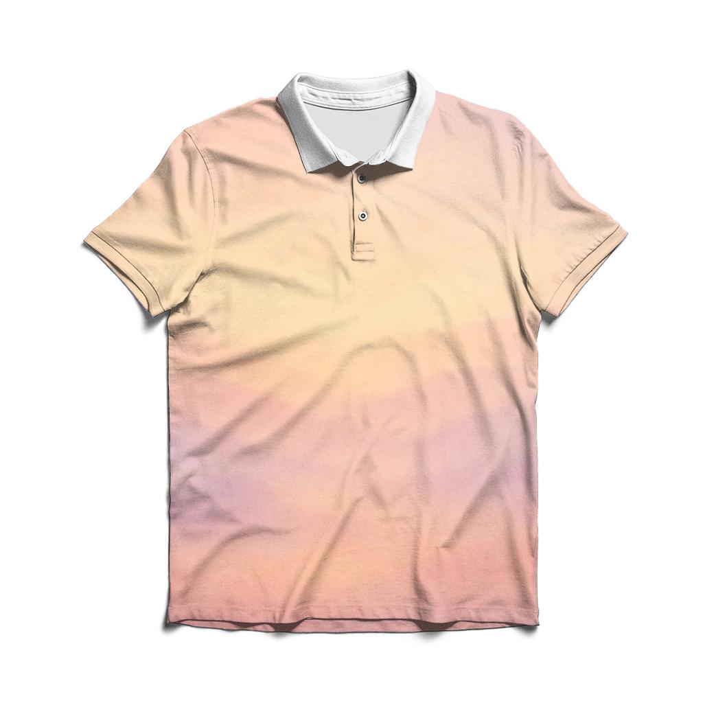 Orchard Dawn Mist Gradient designer slim fit polos