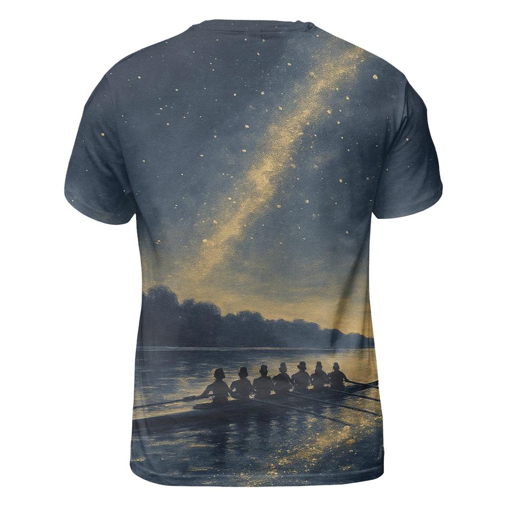 Starlit Wake Rowing United Kingdom statement graphic shirts