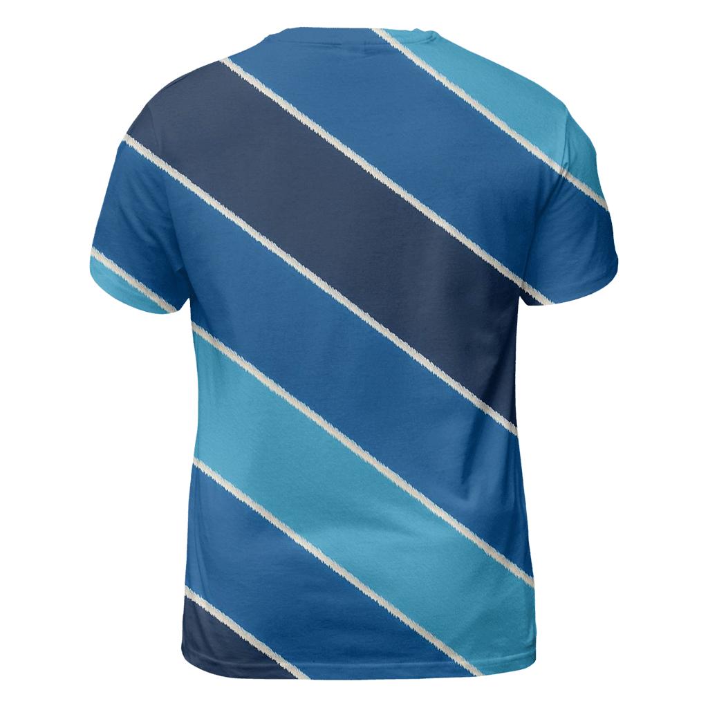 Arashi Comet Tail Diagonals artistic all-over print tops