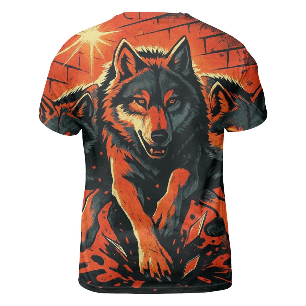 Shatterwall Pack Surge vibrant all-over design tees