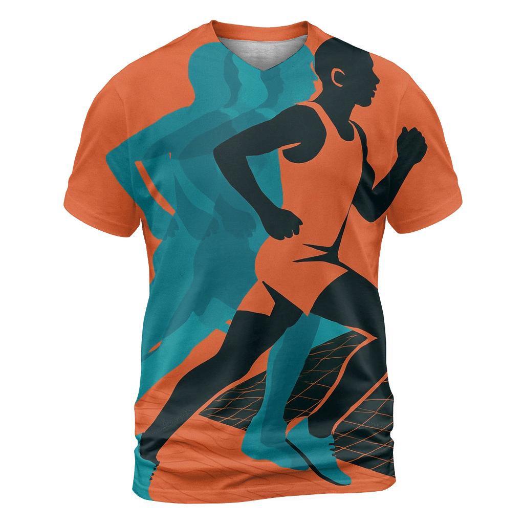 Time Dilation Marathon Ethiopia designer pattern shirts