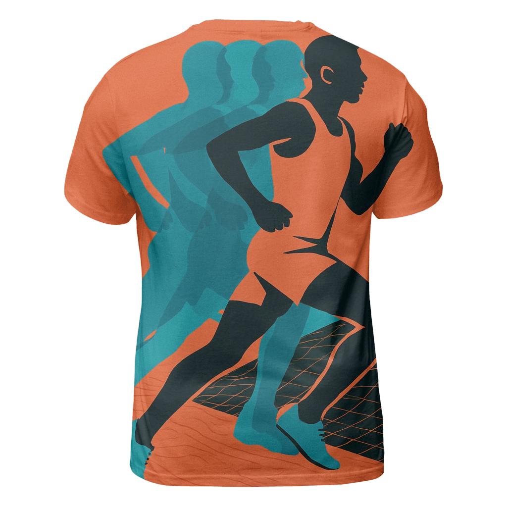 Time Dilation Marathon Ethiopia designer pattern shirts
