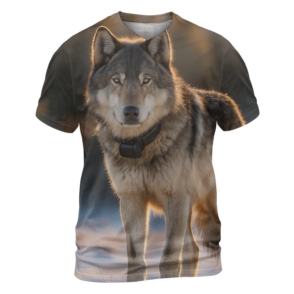 Yellowstone Radio Collar Release Moment vibrant all-over design tees
