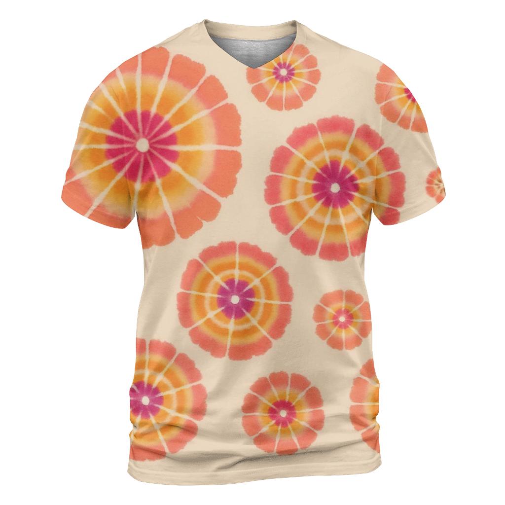 Kumo Nebula Rosette Scatter artistic all-over print tops