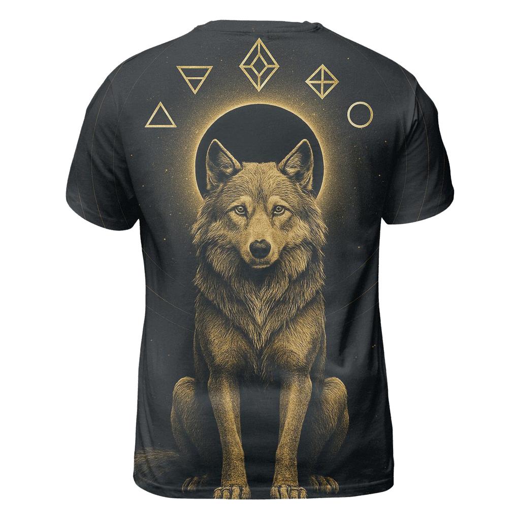 Eclipse Gilded Sentinel unique graphic print tees