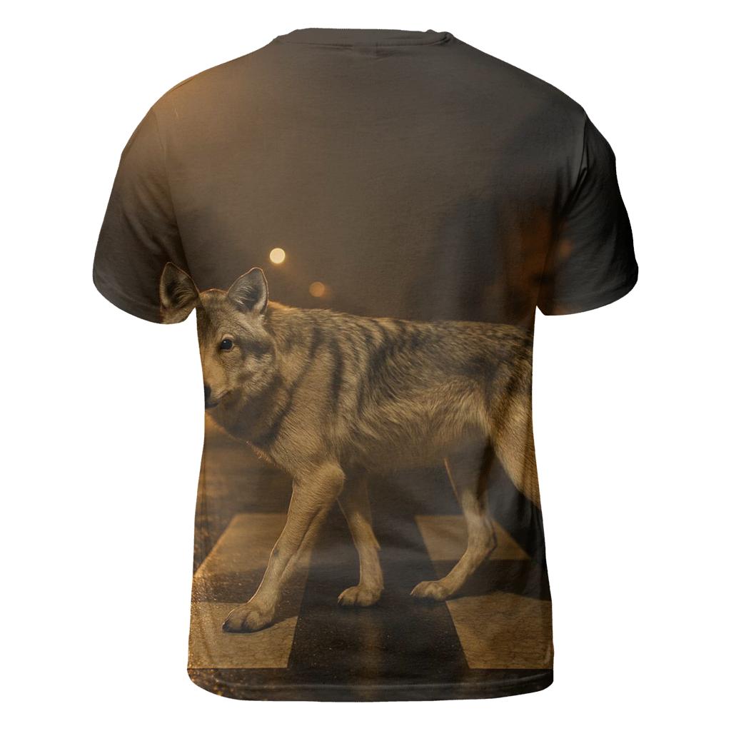 Night Crosswalk Urban Fringe Wolf custom all-over print shirts