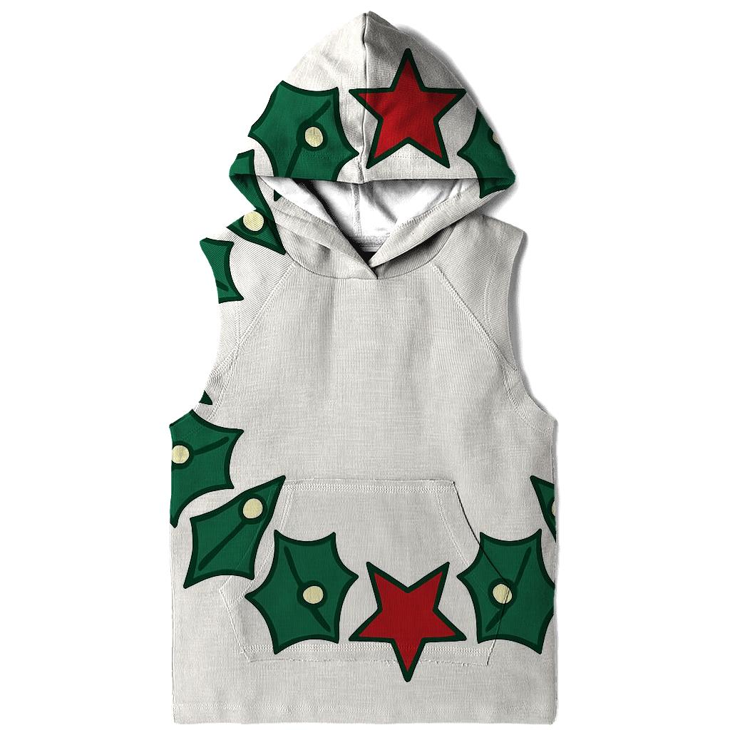 Starlit Holly Wreath Geometry hoodies fashion