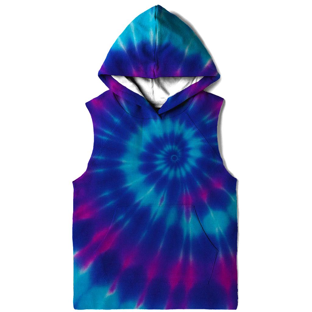 Pulsar Spiral Overdye Whorl pullover hoodies