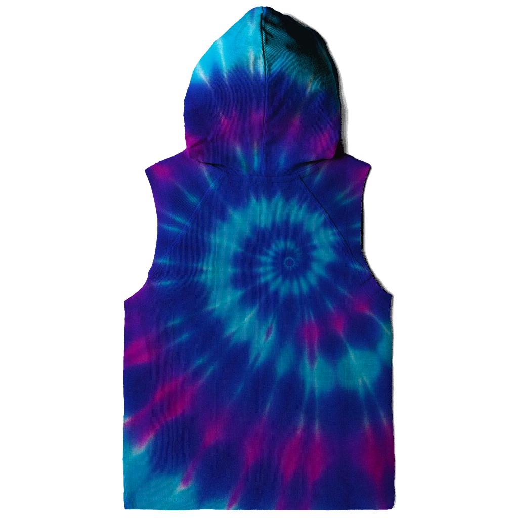 Pulsar Spiral Overdye Whorl pullover hoodies