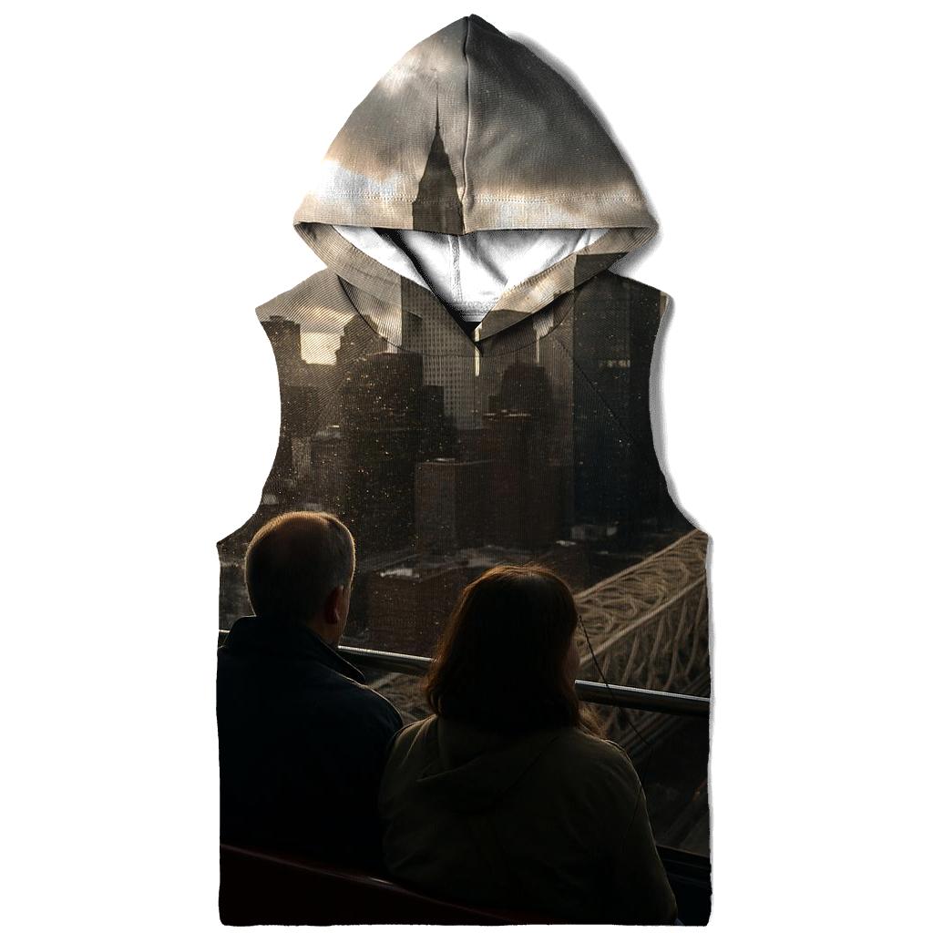 Storm Clearing Over Midtown From Roosevelt Island Tram lightweight hoodies