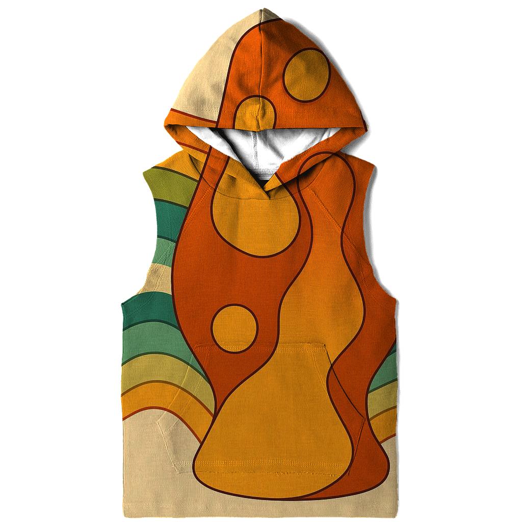 Groovy Lava Lamp Gradient Waves heavyweight hoodies