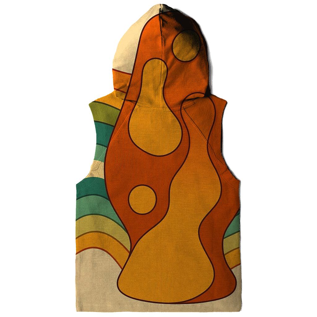 Groovy Lava Lamp Gradient Waves heavyweight hoodies
